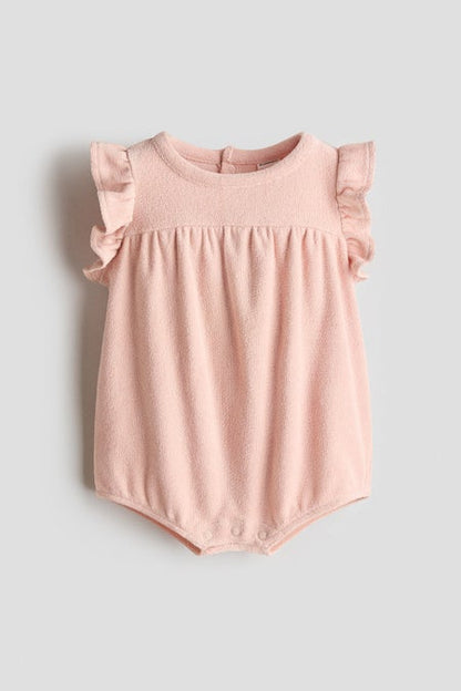 Cotton terry romper suit