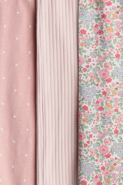3-pack zip-up sleepsuits
