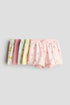 5-pack cotton shorts - Light Pink Strawberries / 2-3 Years