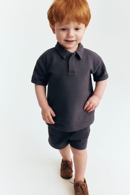 2-piece waffled cotton set