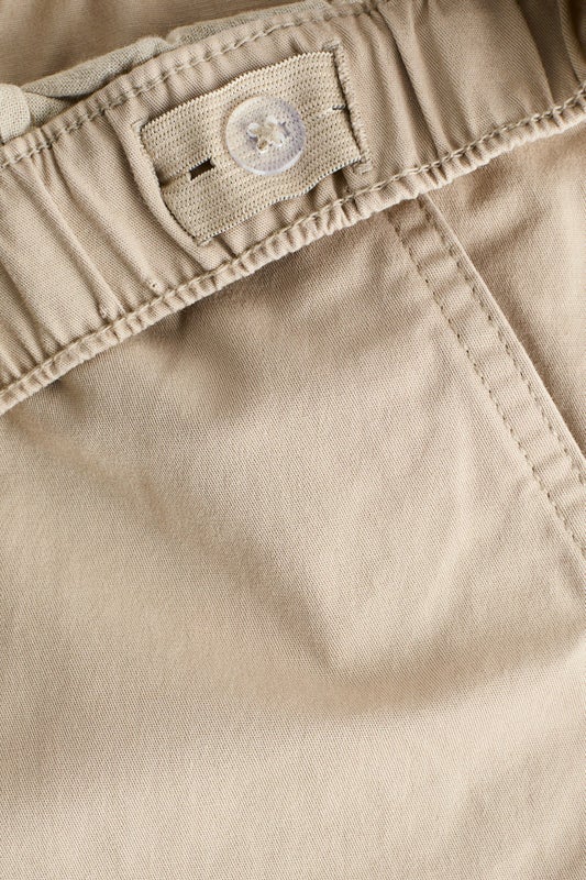 Cotton twill cargo joggers