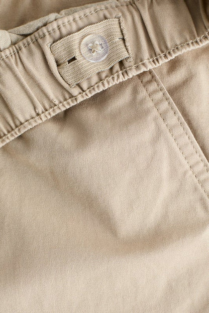 Cotton twill cargo joggers