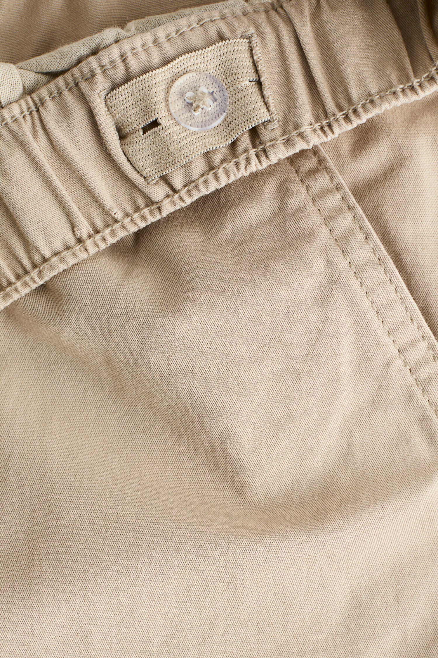 Cotton twill cargo joggers