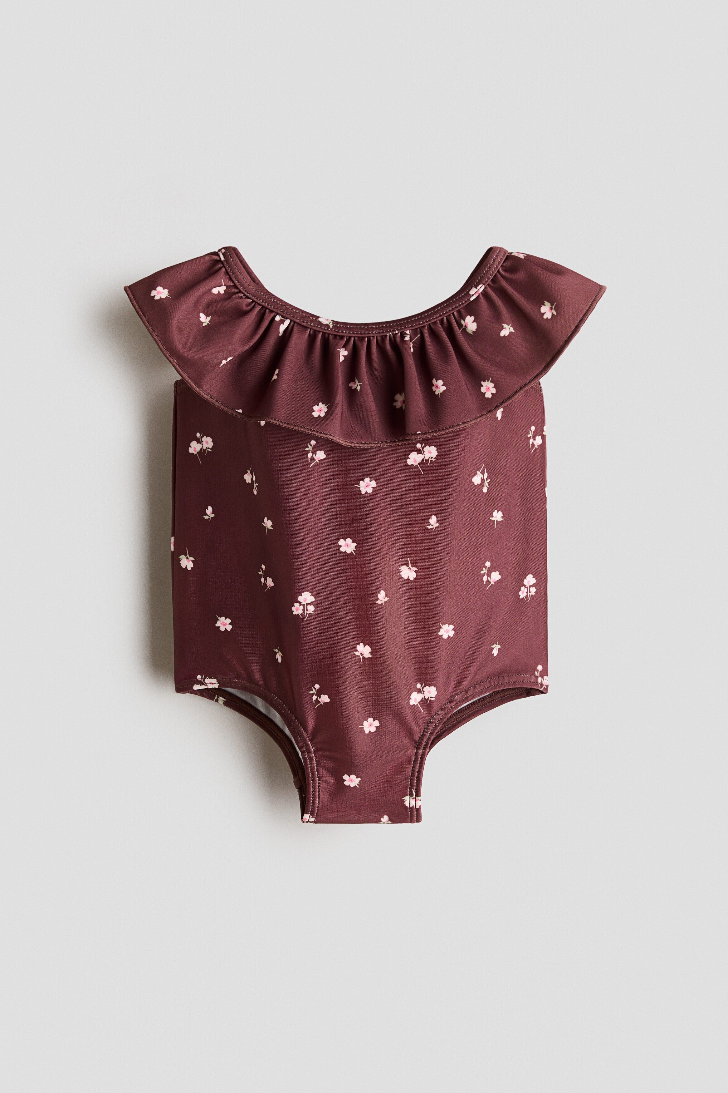 Frill-trimmed swimsuit - 12M