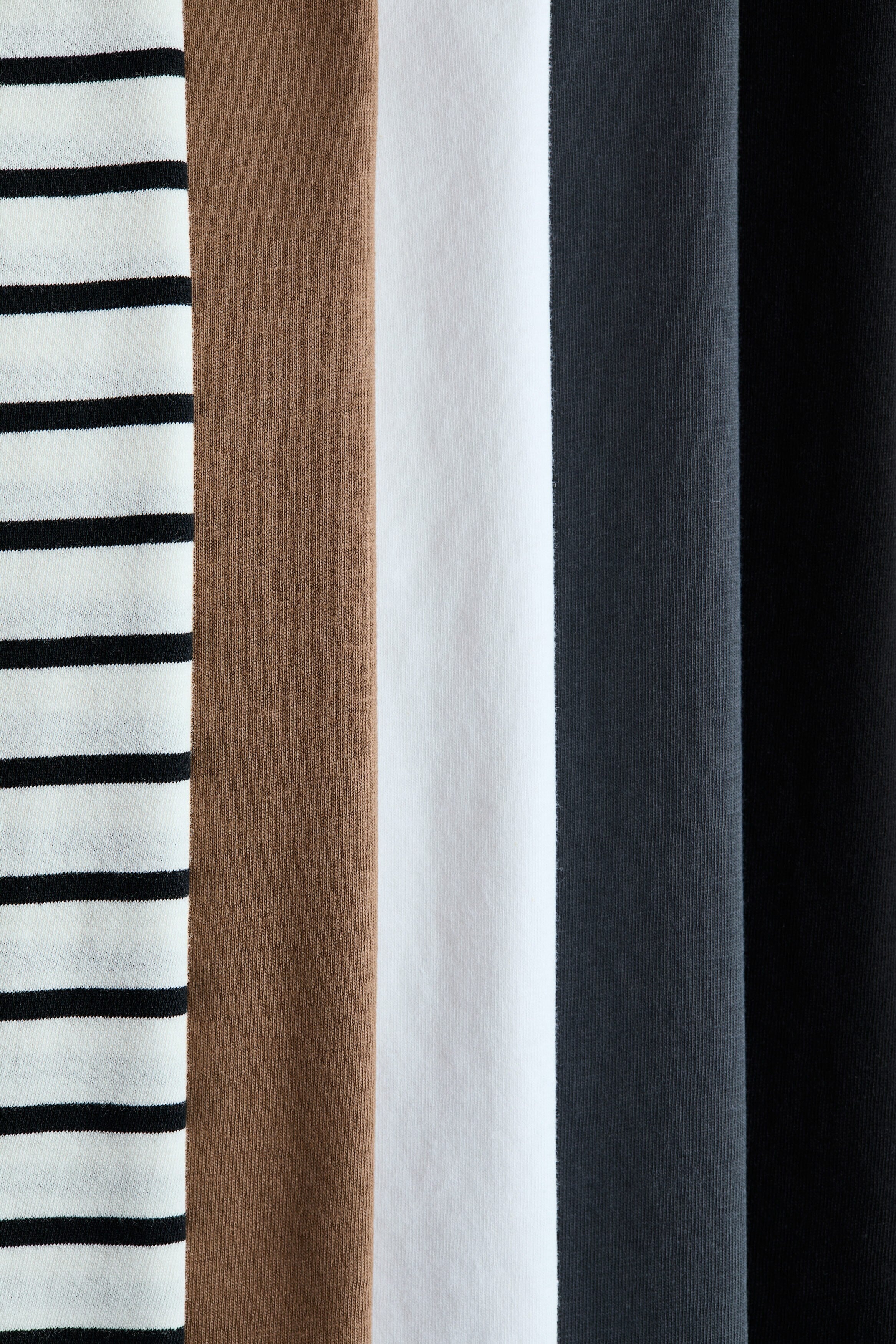 5-pack cotton T-shirts
