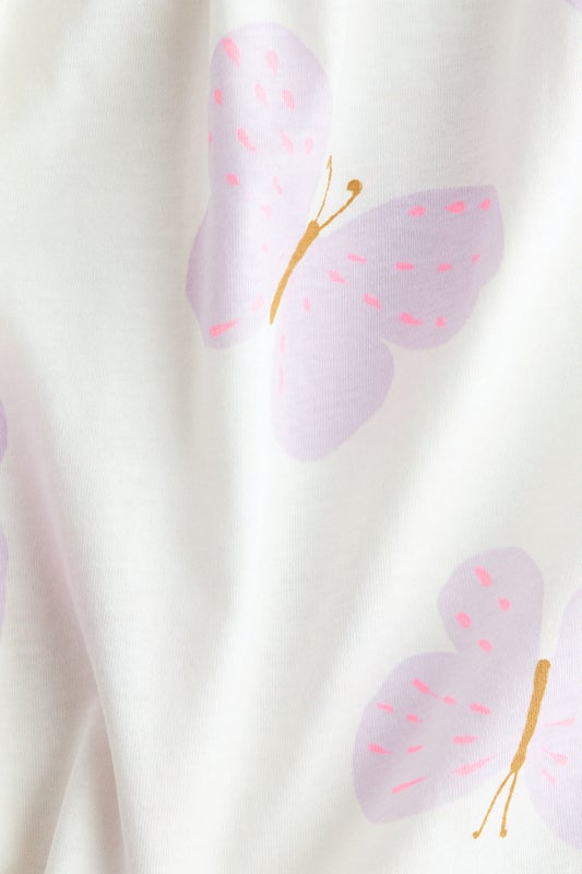 Patterned cotton dress