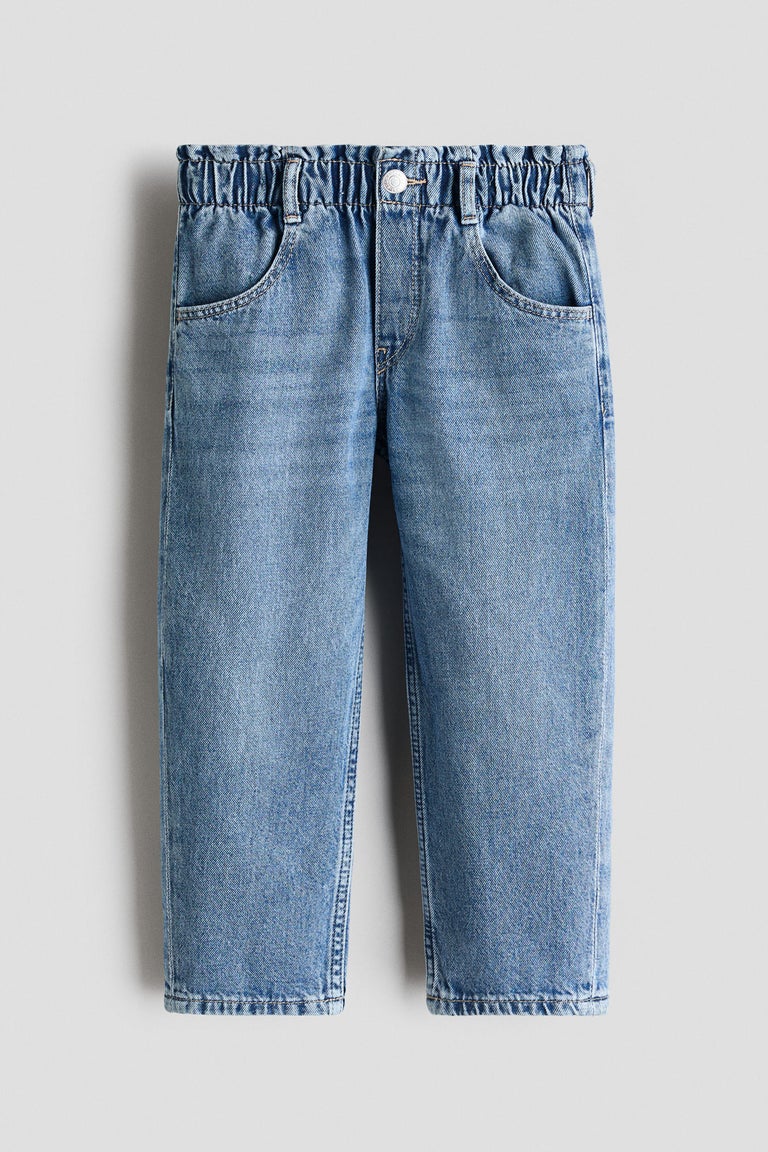 Relaxed paperbag jeans Image 4 of 6