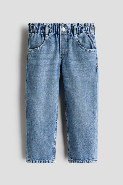 Relaxed paperbag jeans