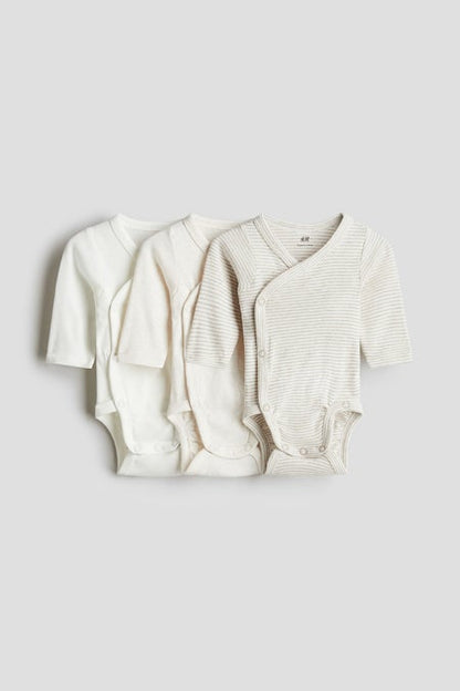 3-pack long-sleeved bodysuits