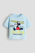 Printed cotton T-shirt - 12M