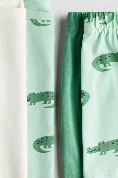 2-pack printed cotton pyjamas