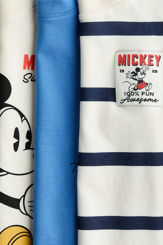 3-pack printed T-shirts