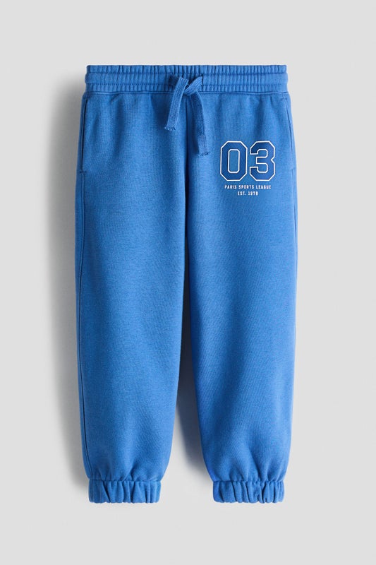 Embroidery-detail joggers