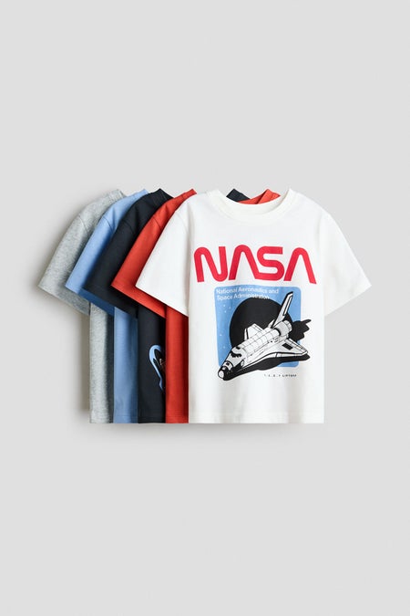 5-pack jersey T-shirts