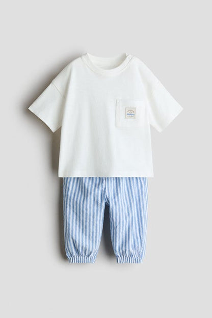 2-piece linen-blend set