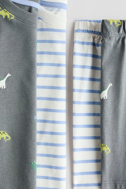 2-pack printed cotton pyjamas