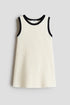 Textured cotton dress - Cream / 1.5-2 Years