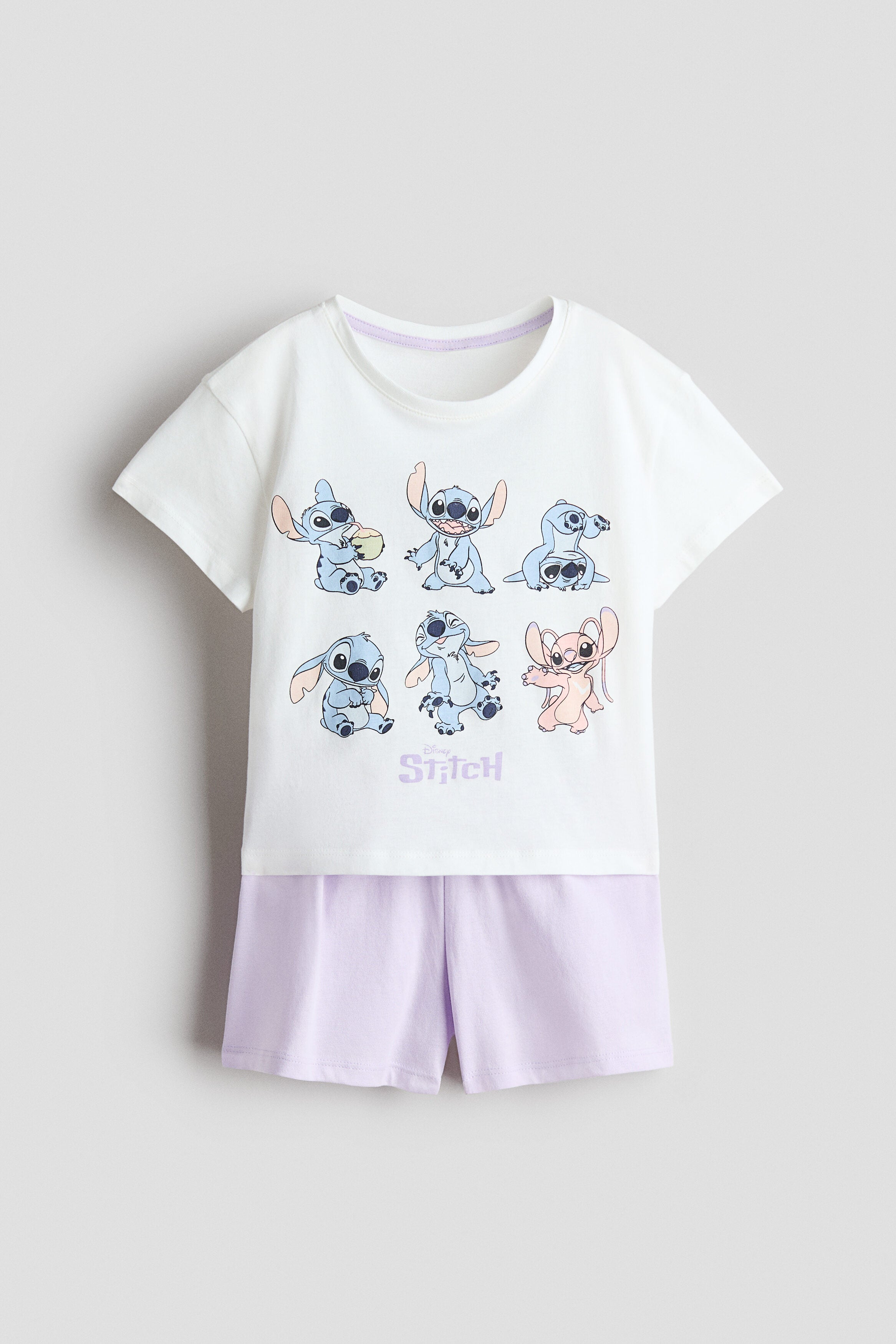 Printed cotton pyjamas - Purple Lilo Stitch / 8-10 Years