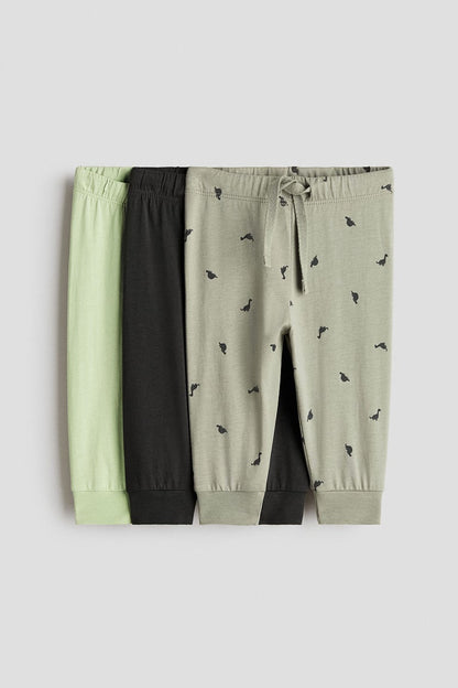3-pack cotton jersey joggers Image 1 of 2