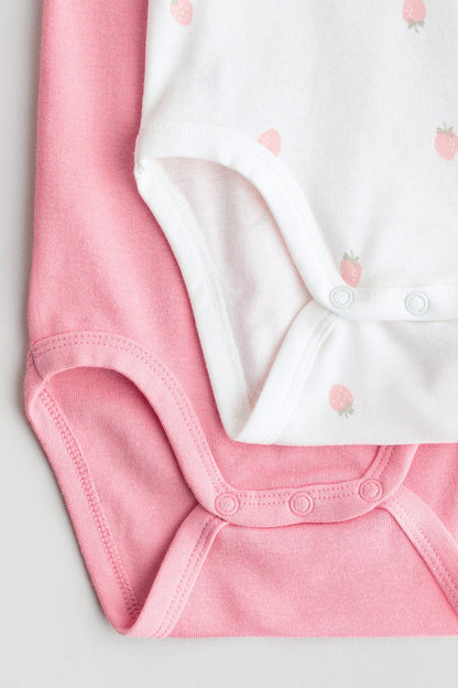 2-pack sleeveless cotton bodysuits Image 2 of 2