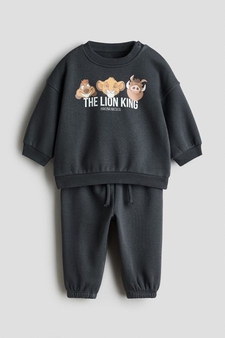 2-piece printed sweatshirt set