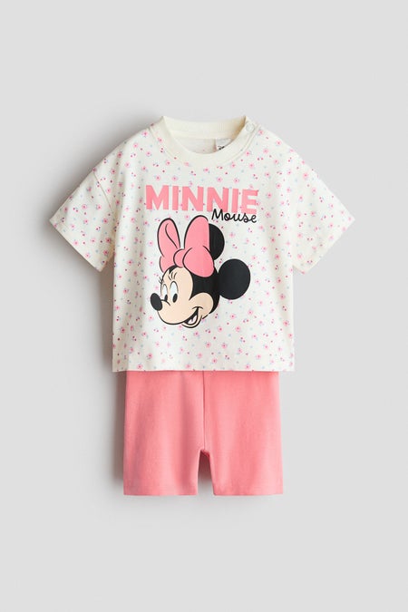 2-piece printed cotton set