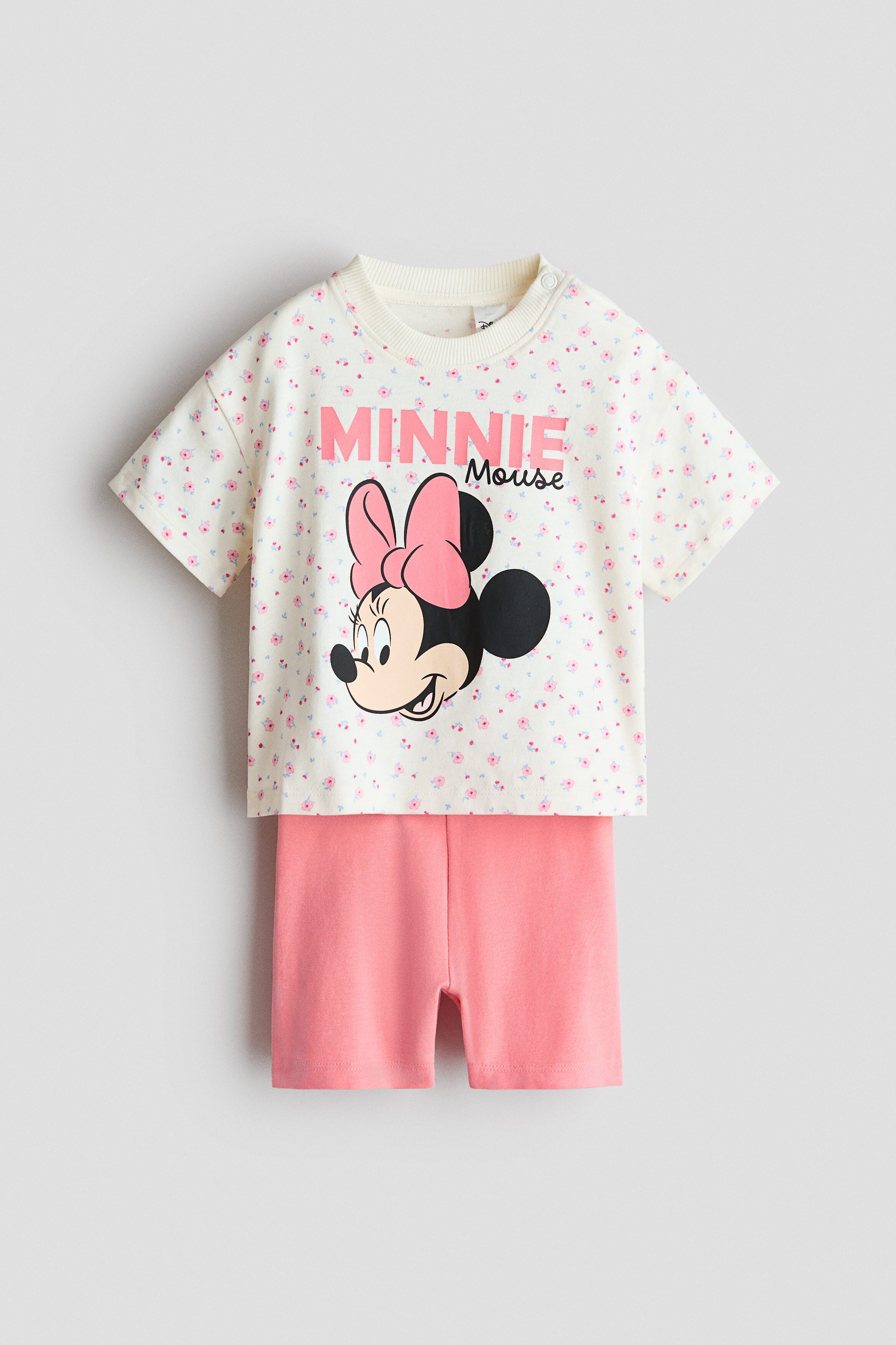 2-piece printed cotton set - 12M