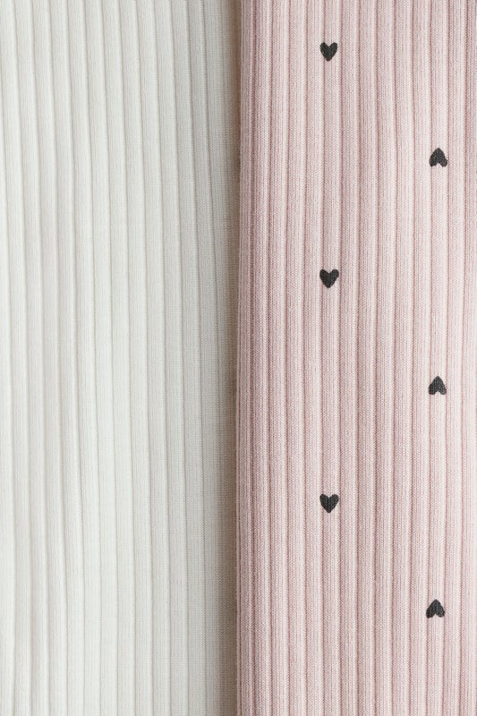 2-pack cotton sleepsuits