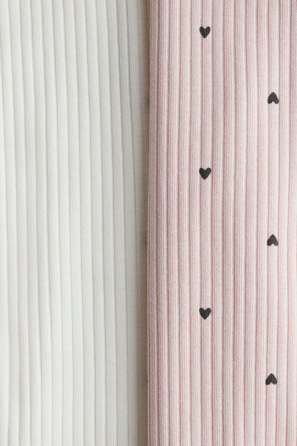 2-pack cotton sleepsuits