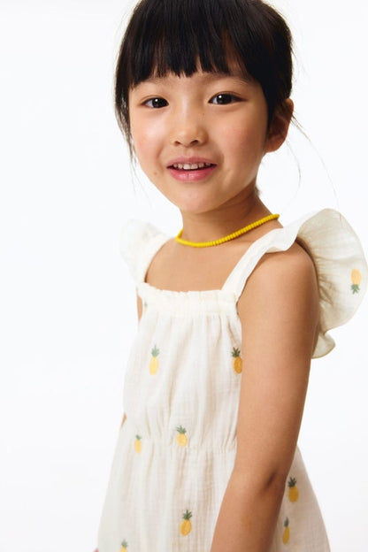 Cotton muslin jumpsuit
