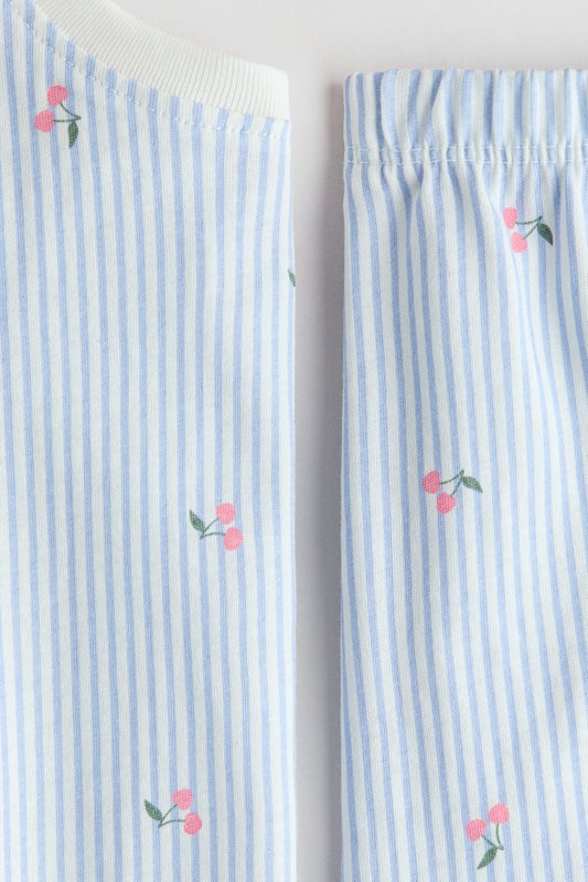 Patterned cotton pyjamas