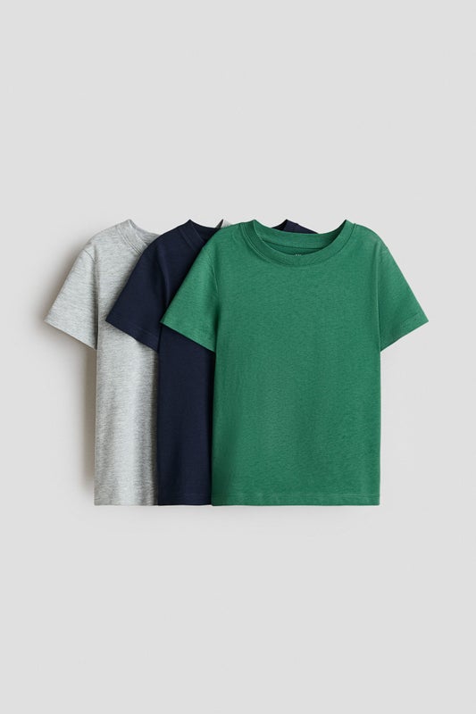 3-pack cotton T-shirts