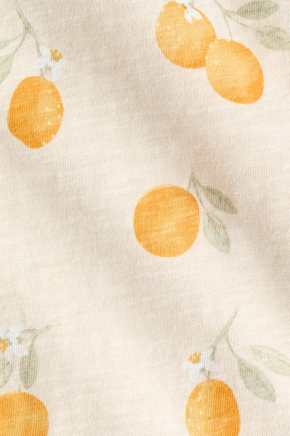 Printed cotton romper suit