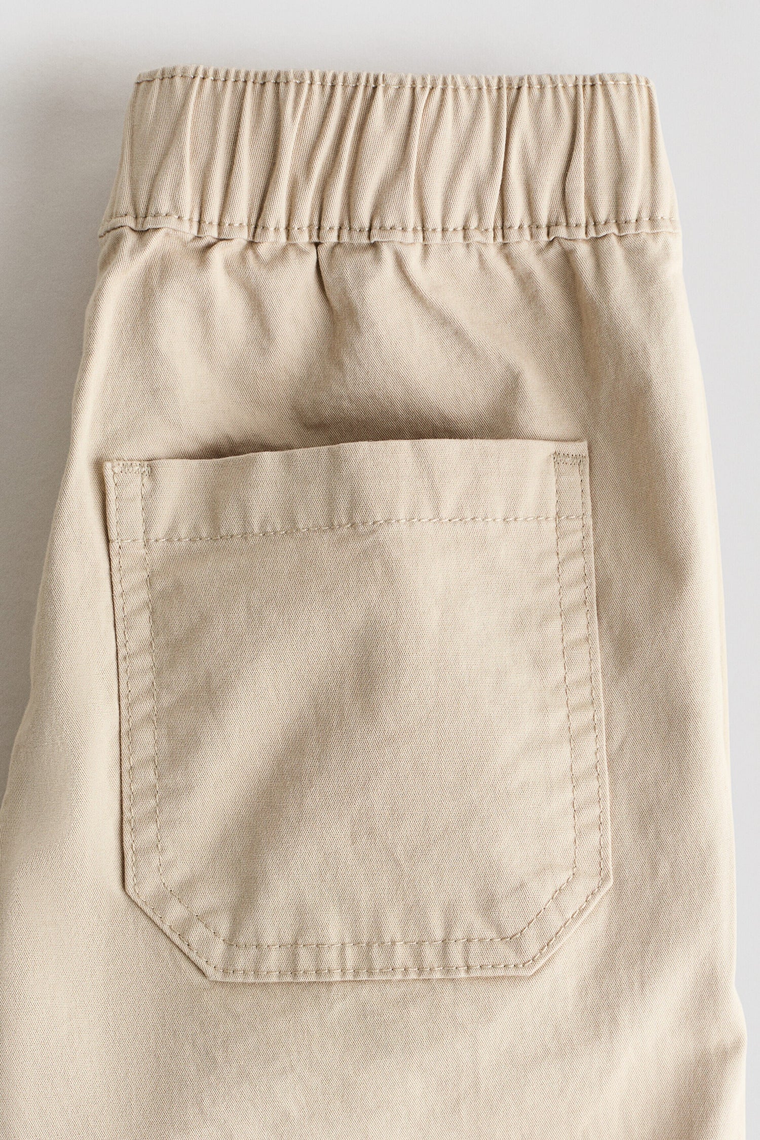 Cotton twill cargo joggers