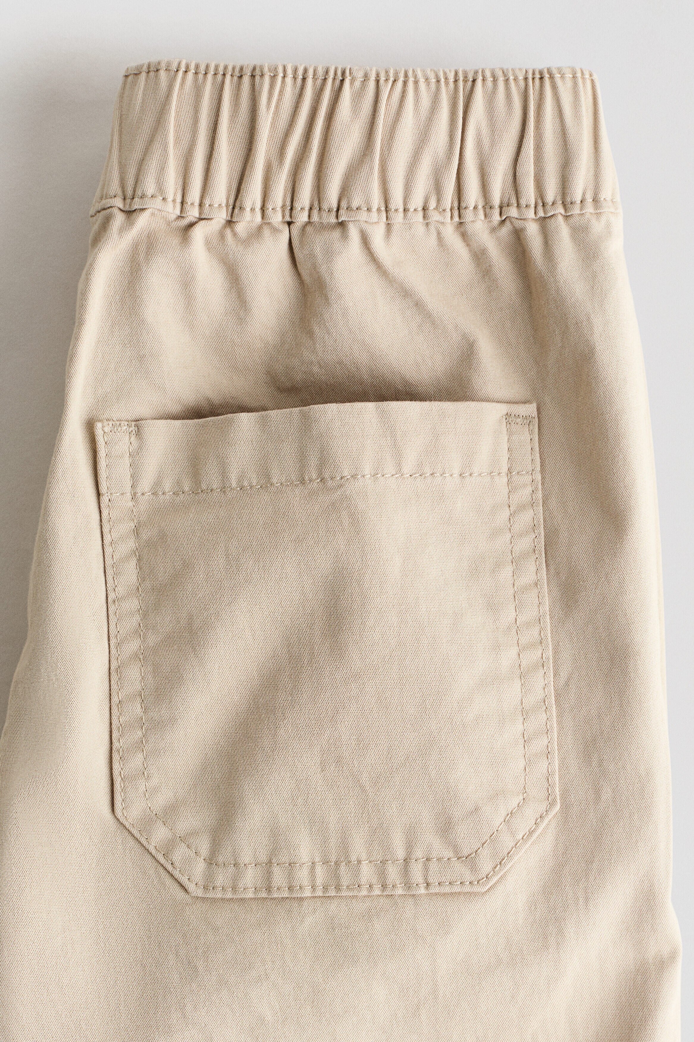Cotton twill cargo joggers