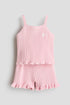 2-piece rib-knit set - Light Pink 1 / 1.5-2 Years