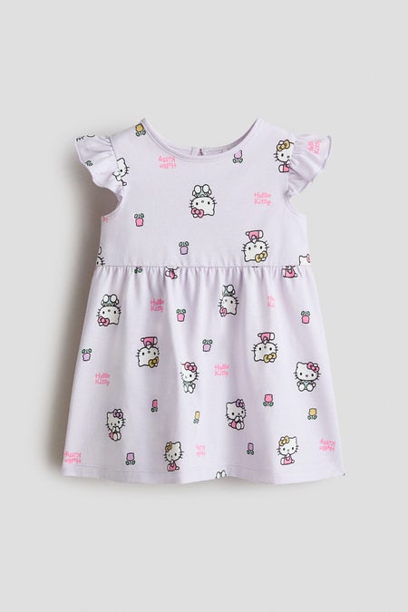 Printed cotton dress