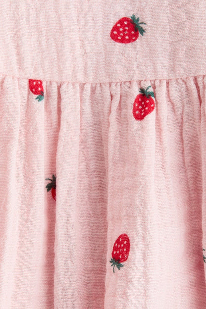Seersucker cotton dress Image 2 of 2