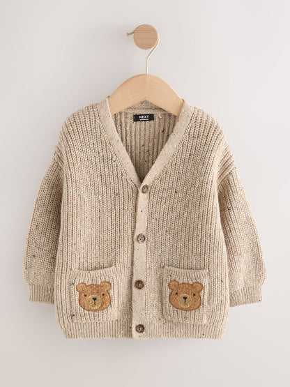 Neutral Bears Character Cardigan (3mths-7yrs) - Size 3-6 Months (62-68cm)