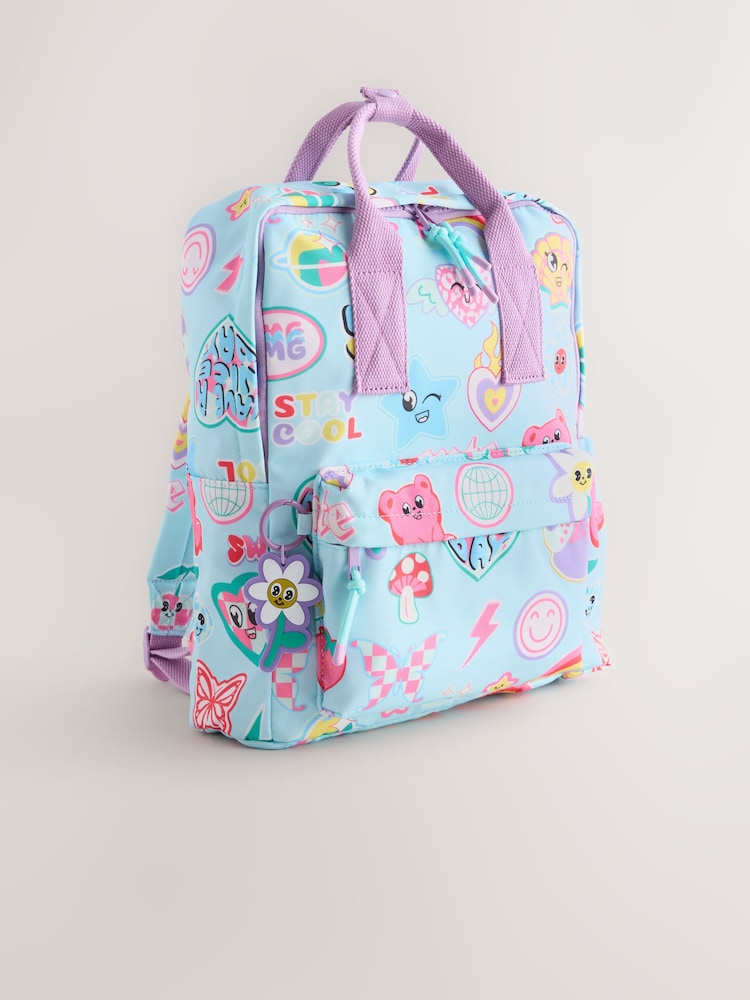 Blue Character Backpack - Size One - Blue Character