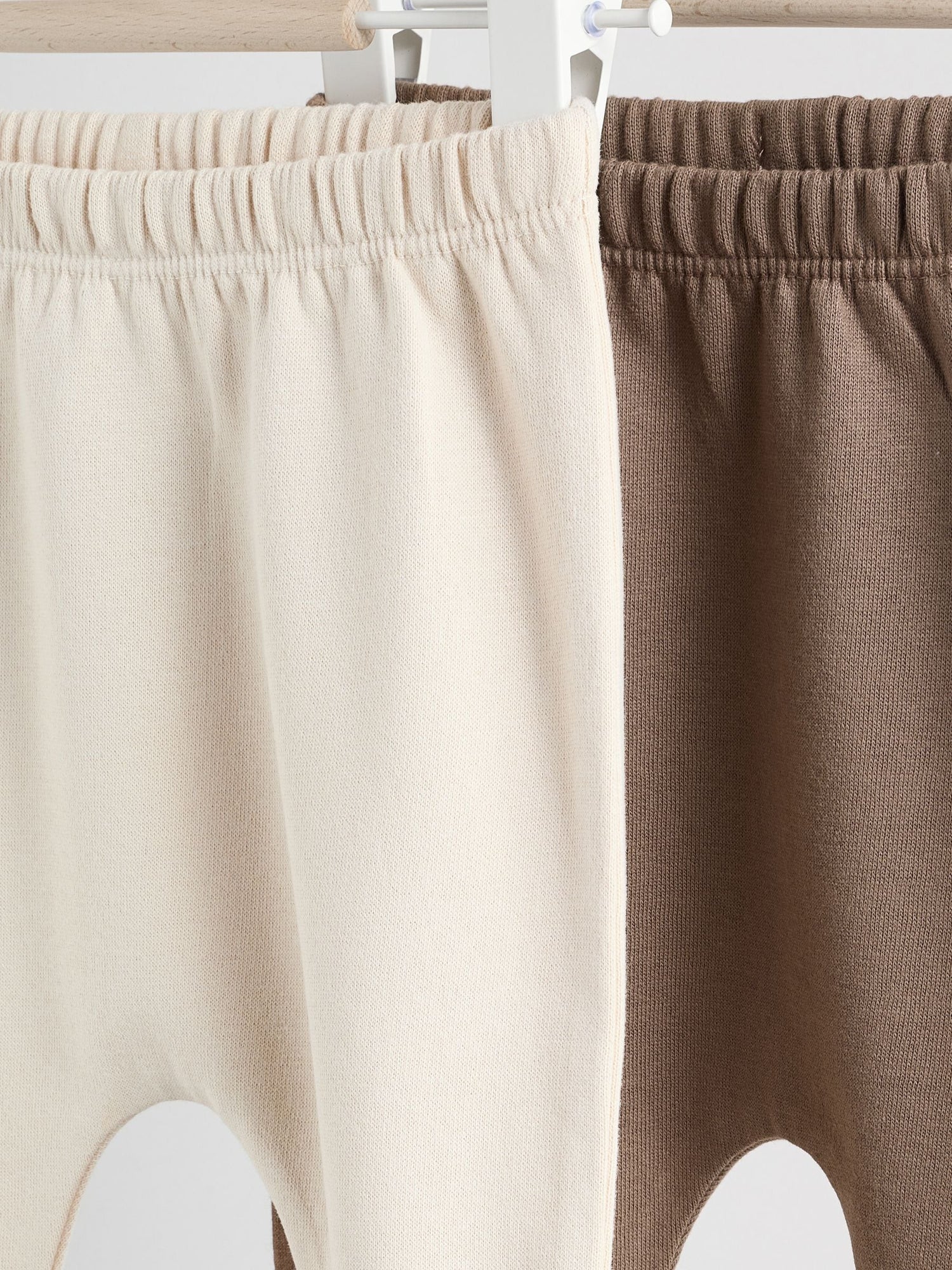Neutral Bear Baby 100% Cotton Leggings 2 Pack (0mths-2yrs) - Size Up to 1 Month (56cm)