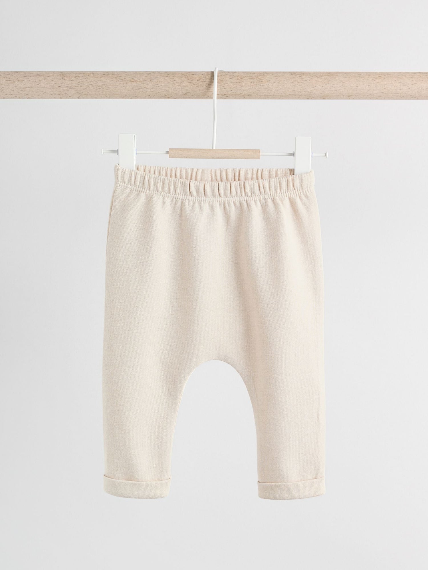 Neutral Bear Baby 100% Cotton Leggings 2 Pack (0mths-2yrs) - Size Up to 1 Month (56cm)