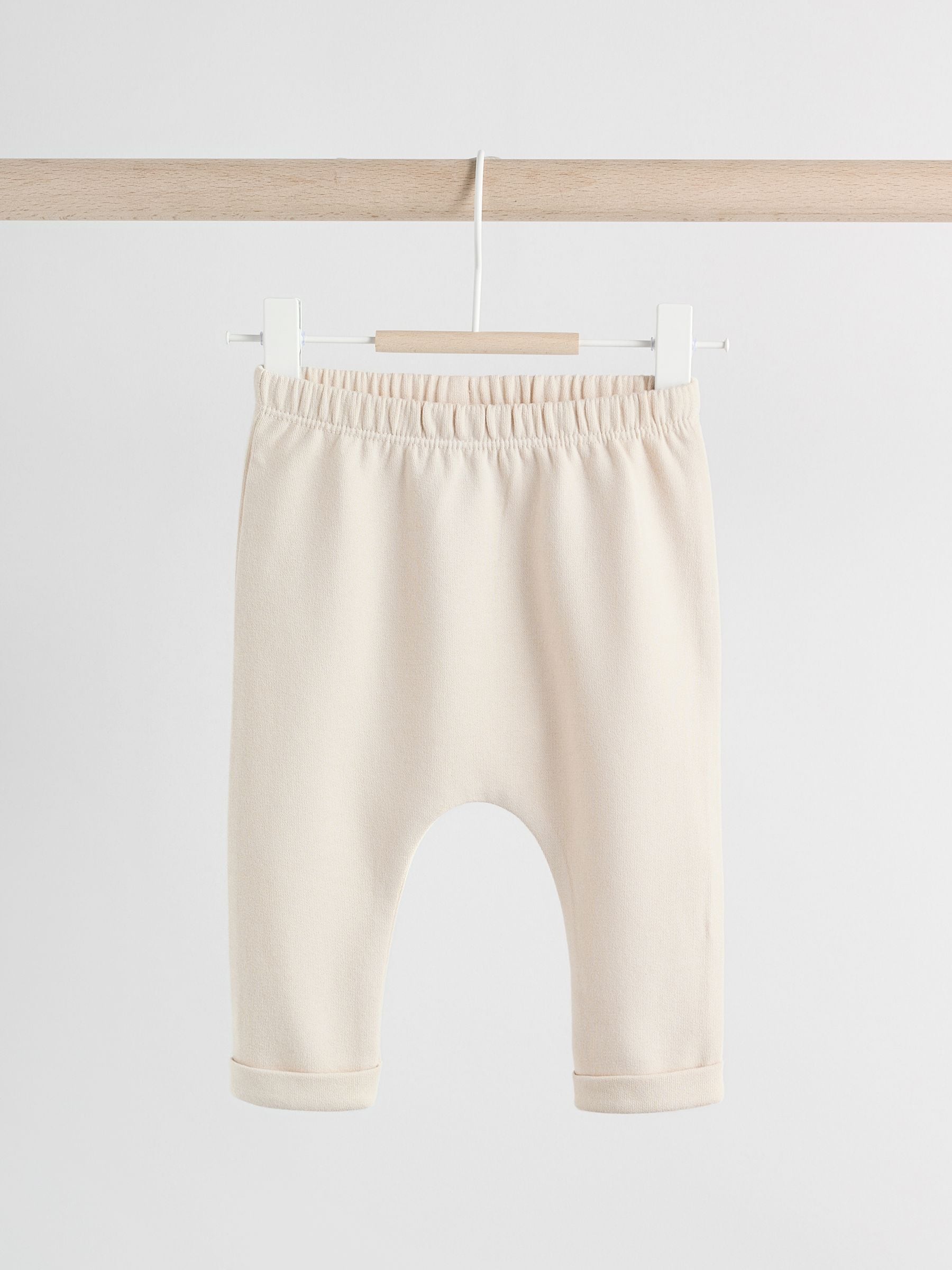 Neutral Bear Baby 100% Cotton Leggings 2 Pack (0mths-2yrs) - Size Up to 1 Month (56cm)