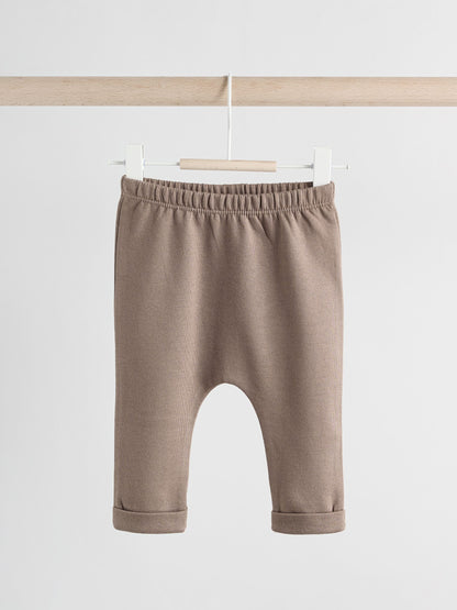 Neutral Bear Baby 100% Cotton Leggings 2 Pack (0mths-2yrs) - Size Up to 1 Month (56cm)