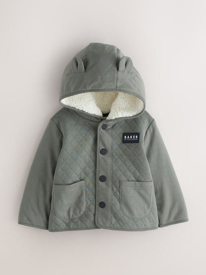 Baker by Ted Baker Quilted Jacket - Size Up To 3 Months (50 - 62cm) - Green