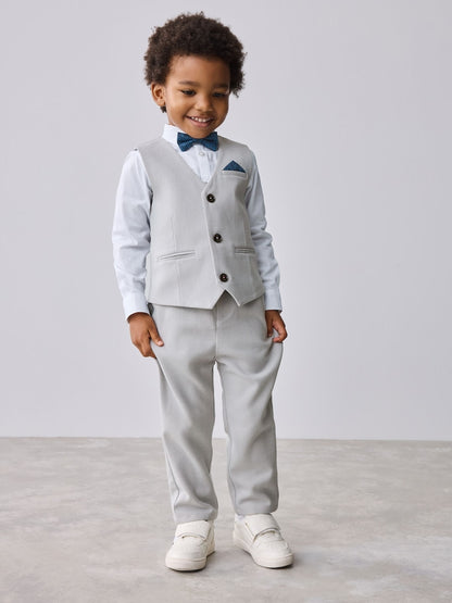 Baker by Ted Baker Waistcoat Shirt And Trousers Set