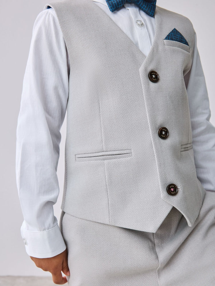 Baker by Ted Baker Waistcoat Shirt And Trousers Set