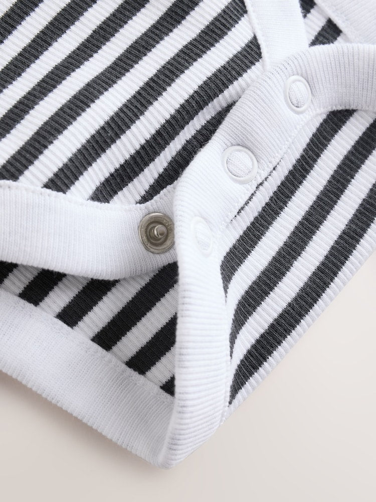 Charcoal Grey Baby Denim Dungarees and Bodysuit Set (0mths-2yrs)