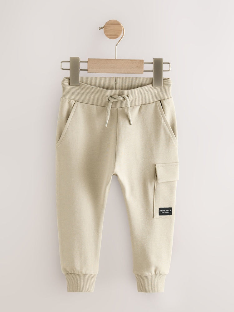 Neutral Skinny Utility Joggers (3mths-7yrs) - Size 3-6 Months (62-68cm) - Neutral Skinny Utility