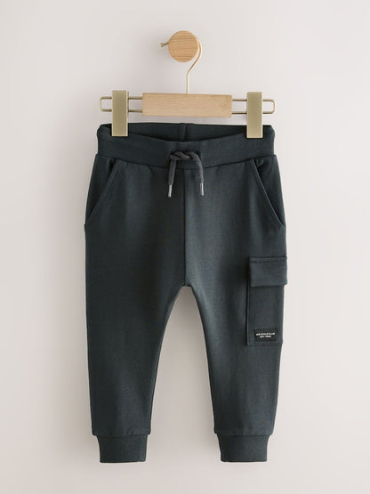 Charcoal Grey Skinny Utility Joggers (3mths-7yrs) - Size 3-6 Months (62-68cm) - Charcoal Grey Skinny Utility